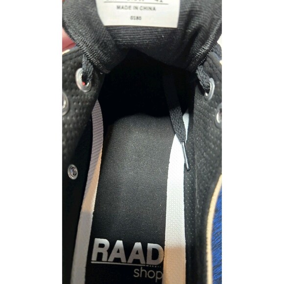 Radd Happy Rose Sugar Skull Canvas Sneakers Size Mens 9.5 Womens 8 - Picture 10 of 15